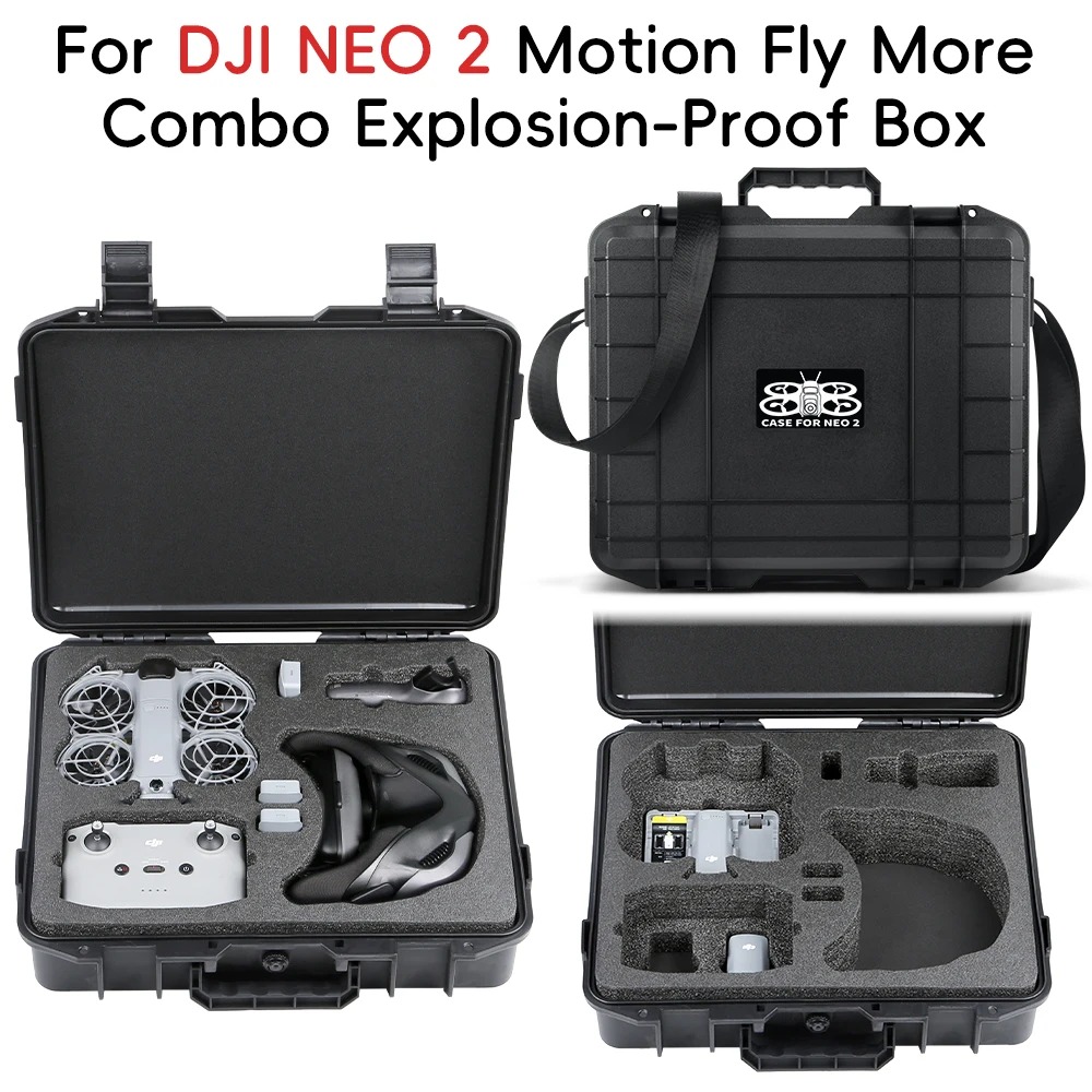 Drone Hard Shell Case - Wytrzymała walizka antywybuchowa do DJI NEO