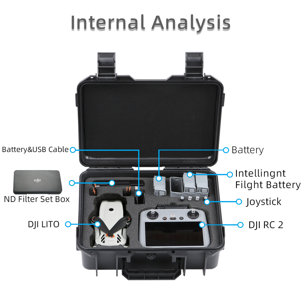Dla DJI LITO 1 X1 Twardy futer – Drone Hard Shell Case recenzja i cena