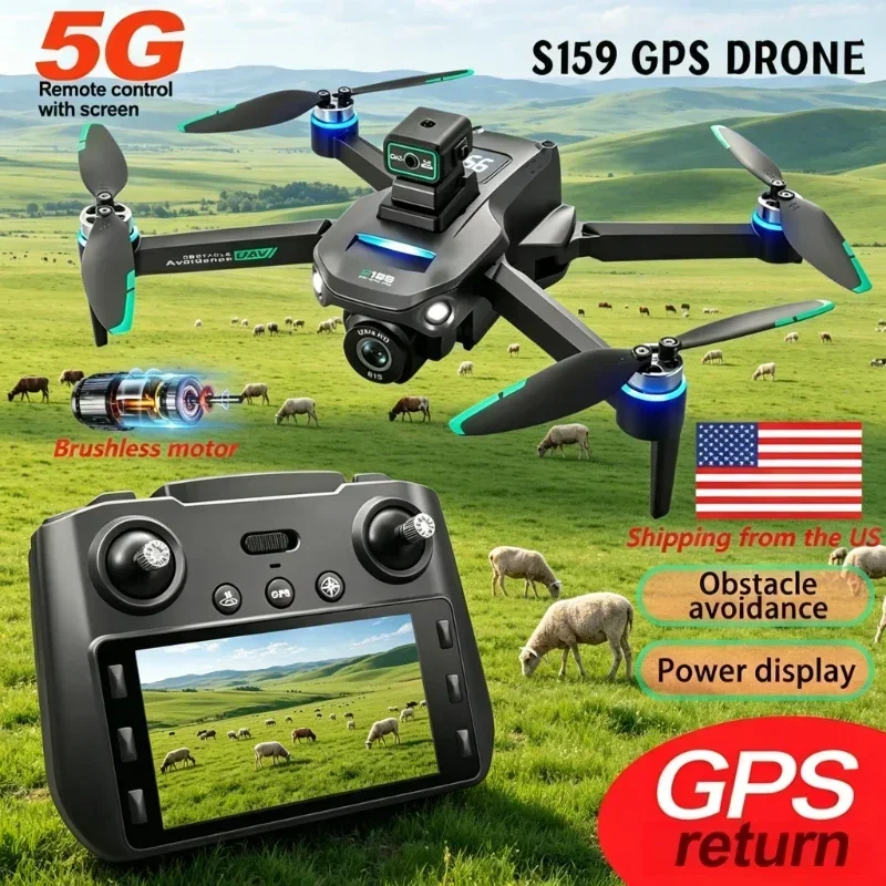 Dron GPS S159, profesjonalny q – Drone Controller Screen recenzja i cena